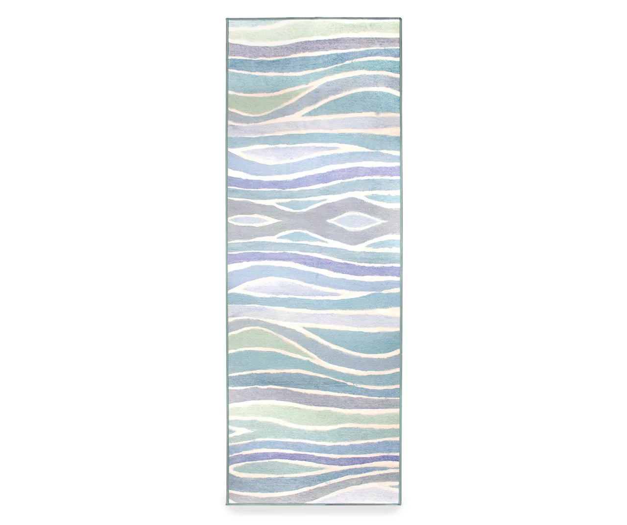 My Magic Carpet Waves Ocean Blue Washable Runner, (2'6" X 7') 3 My Magic Carpet Waves Ocean Blue Washable Runner, (2'6" X 7')