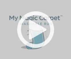 My Magic Carpet Waves Ocean Blue Washable Runner, (2'6" X 7') 13 My Magic Carpet Waves Ocean Blue Washable Runner, (2'6" X 7') -Home Store 810537687 810537686 810537685