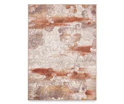 My Magic Carpet Vienna Abstract Washable Area Rug -Home Store 810537694 1