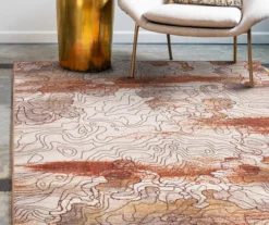 My Magic Carpet Vienna Abstract Washable Area Rug -Home Store 810537694 2