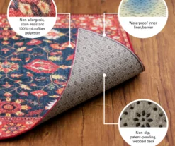 My Magic Carpet Kalini Floral Washable Runner, (2'6" X 7') 17 My Magic Carpet Kalini Floral Washable Runner, (2'6" X 7') -Home Store 810537752 7