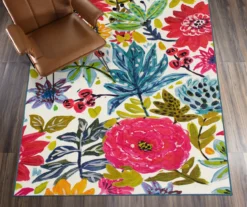 My Magic Carpet Floral Bloom Washable Area Rug 38 My Magic Carpet Floral Bloom Washable Area Rug -Home Store 810537760 2