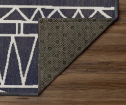 My Magic Carpet Chelsea Aztec Dark Gray Washable Area Rug -Home Store 810537766 3