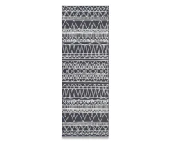 My Magic Carpet Chelsea Aztec Dark Gray Washable Area Rug -Home Store 810537767 1