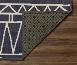 My Magic Carpet Chelsea Aztec Dark Gray Washable Area Rug -Home Store 810537767 3