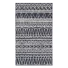 My Magic Carpet Chelsea Aztec Dark Gray Washable Area Rug 1 My Magic Carpet Chelsea Aztec Dark Gray Washable Area Rug -Home Store 810537768 1