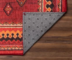 My Magic Carpet Phoenix Kilim Garnet Washable Runner, (2'6" X 7') 13 My Magic Carpet Phoenix Kilim Garnet Washable Runner, (2'6" X 7') -Home Store 810537783 3
