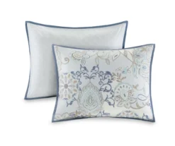 Lian Blue Reversible Duvet Cover Set -Home Store 810538031 810538032 4 2