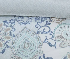 Lian Blue Reversible Duvet Cover Set -Home Store 810538031 810538032 5 2