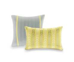 Darcy Yellow Chevron Duvet Cover Set -Home Store 810538039 810538040 810538044 4 1