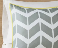 Darcy Yellow Chevron Duvet Cover Set -Home Store 810538039 810538040 810538044 5 1
