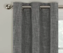 Eclipse Alec Crosshatch Blackout Grommet Curtain Panel Pair 38 Eclipse Alec Crosshatch Blackout Grommet Curtain Panel Pair -Home Store 810538081 1