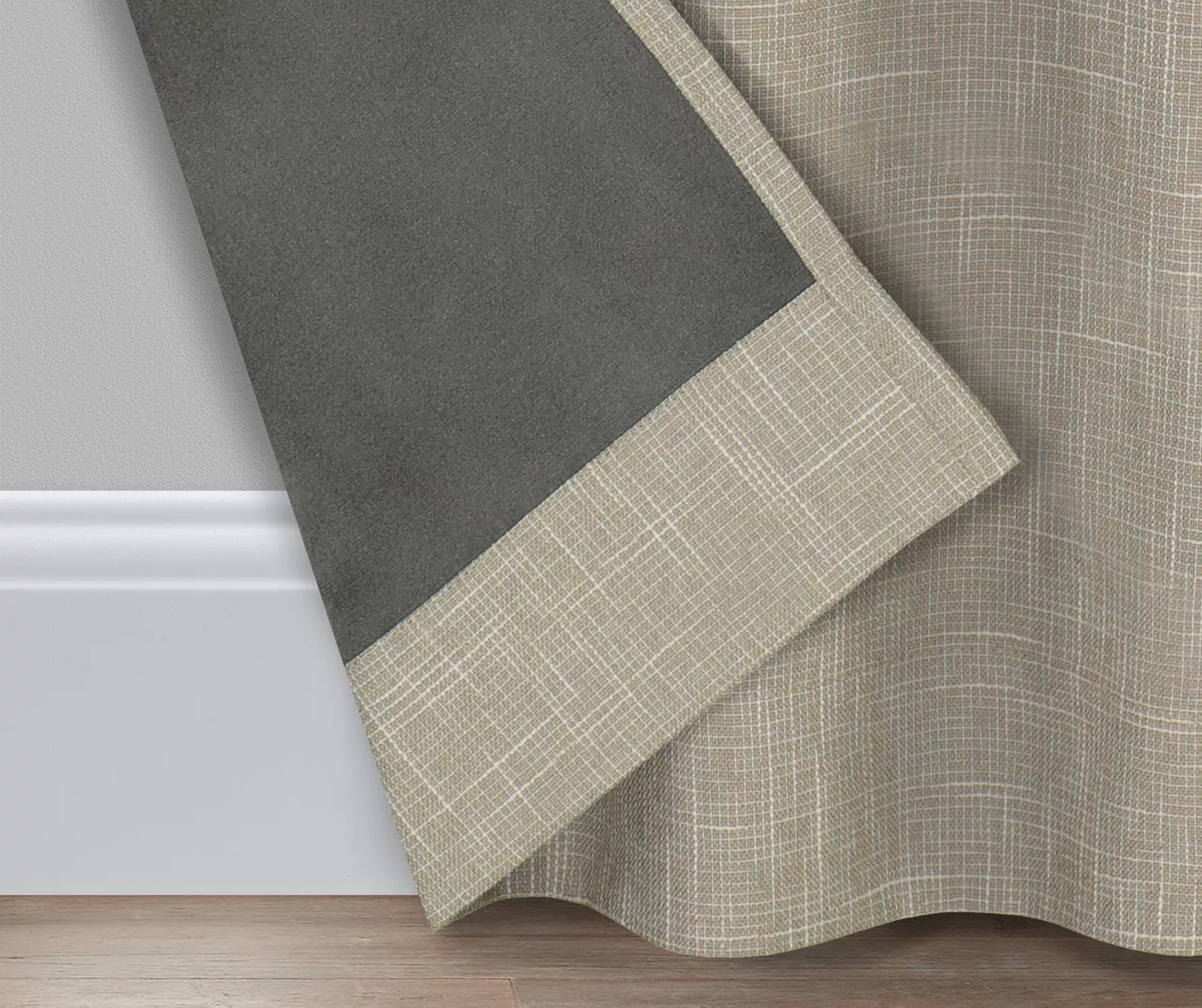 Eclipse Alec Crosshatch Blackout Grommet Curtain Panel Pair 13 Eclipse Alec Crosshatch Blackout Grommet Curtain Panel Pair - Image 11