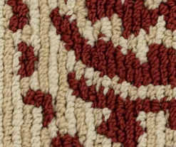 Red & White Medallion Accent Rug, (20" X 60") -Home Store 810539127 5