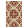 Red & White Medallion Accent Rug, (30" X 46") -Home Store 810539128