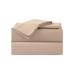 Tan Microfiber Full 4-Piece Sheet Set