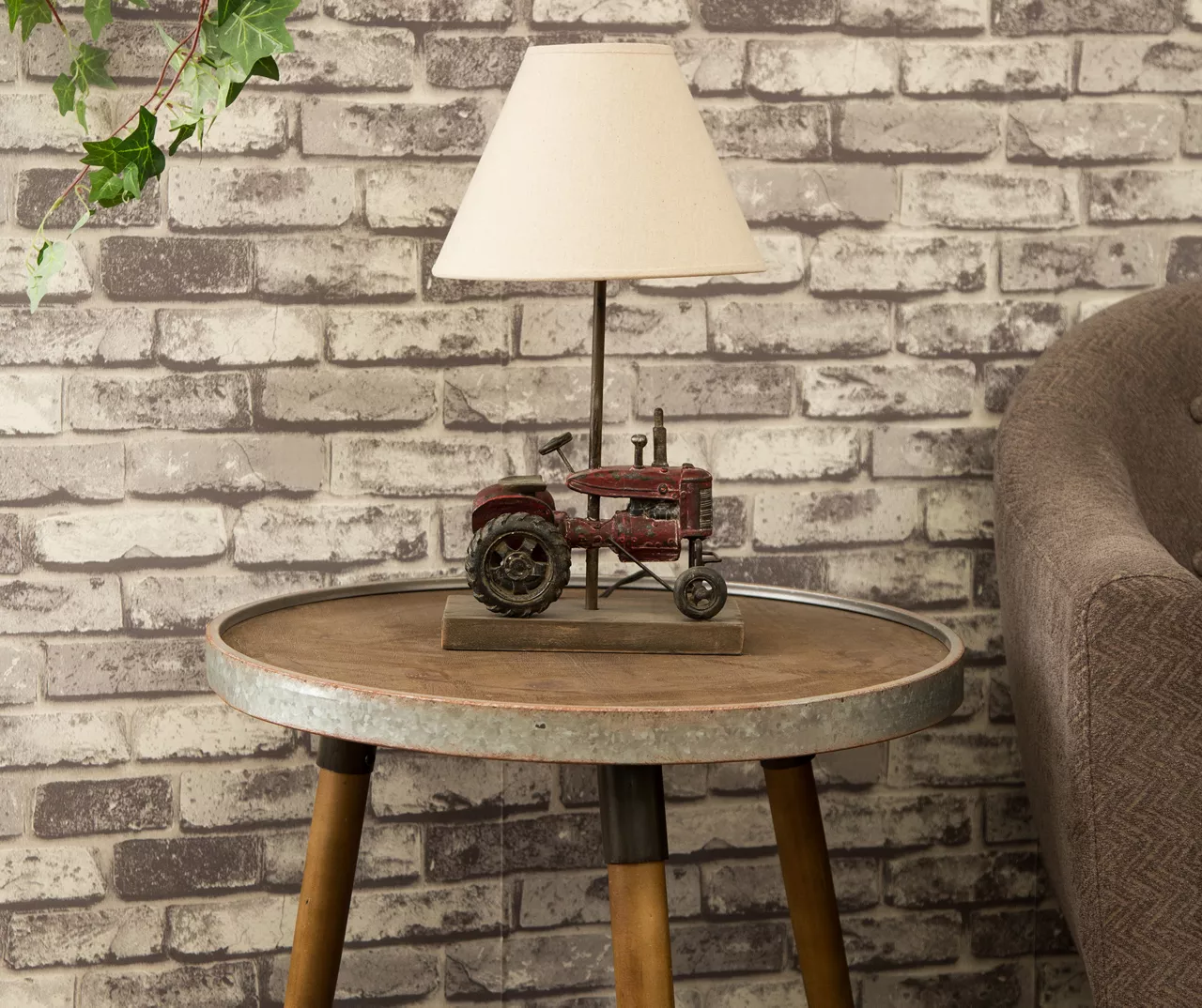Brown Tractor Truck Table Lamp 4 Brown Tractor Truck Table Lamp - Image 2