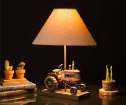 Brown Tractor Truck Table Lamp 15 Brown Tractor Truck Table Lamp -Home Store 810546433 5