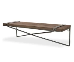 Brown & Black Cross-Bar 2-Piece Wall Shelf Set -Home Store 810546439 2