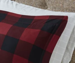 Red Buffalo Plaid Rochester Reversible Twin 6-Piece Comforter Set -Home Store 810547533 810547534 810547687 810547688 810547689 11