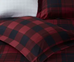 Red Buffalo Plaid Rochester Reversible King 8-Piece Comforter Set -Home Store 810547533 810547534 810547687 810547688 810547689 12 1