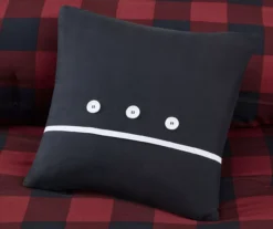 Red Buffalo Plaid Rochester Reversible King 8-Piece Comforter Set -Home Store 810547533 810547534 810547687 810547688 810547689 13 1