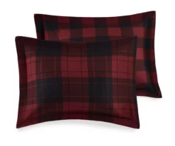 Red Buffalo Plaid Rochester Reversible Twin 6-Piece Comforter Set -Home Store 810547533 810547534 810547687 810547688 810547689 16
