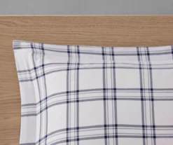 Navy Plaid Leroy Reversible California King 8-Piece Comforter Set -Home Store 810547535 11