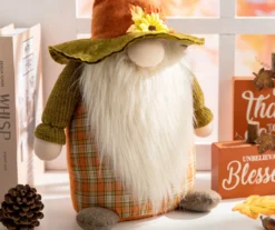 24" Fall Plaid Gnome Standing Decor -Home Store 810547825 A0 3