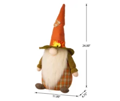 24" Fall Plaid Gnome Standing Decor -Home Store 810547825 A0 7