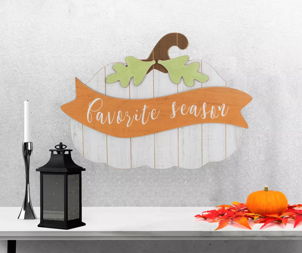 "Favorite Season" Pumpkin Hanging Wall Decor 4 "Favorite Season" Pumpkin Hanging Wall Decor - Image 2