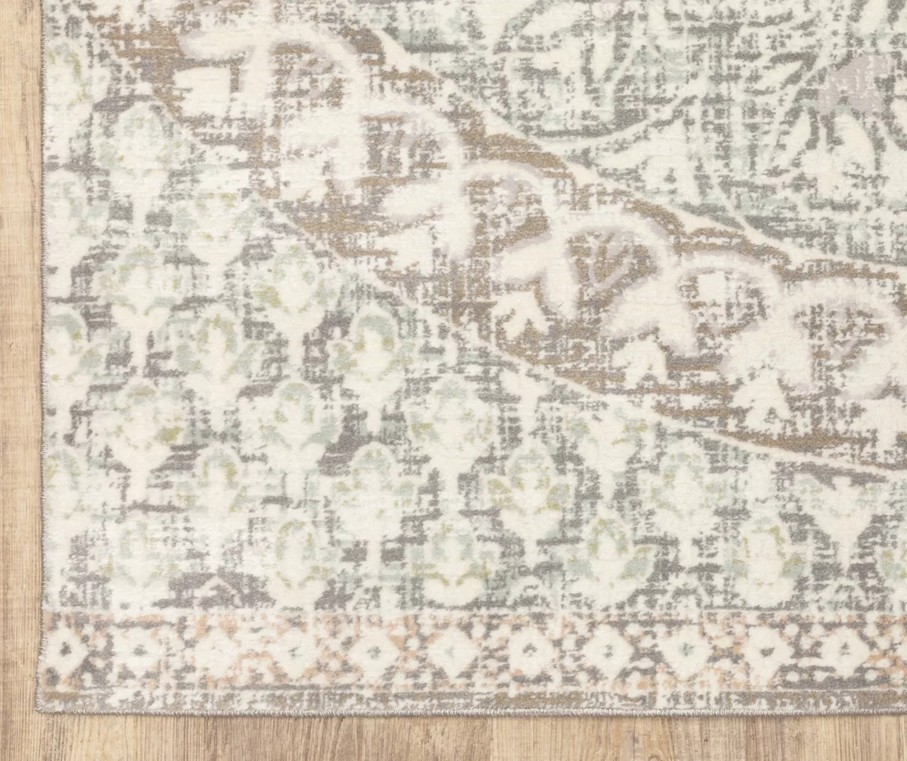 Capetah Ivory Floral Area Rug, (5.3' X 7.6') 6 Capetah Ivory Floral Area Rug, (5.3' X 7.6') - Image 4