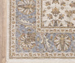 Mahandihi Ivory & Blue Floral Area Rug 39 Mahandihi Ivory & Blue Floral Area Rug -Home Store 810551374 2