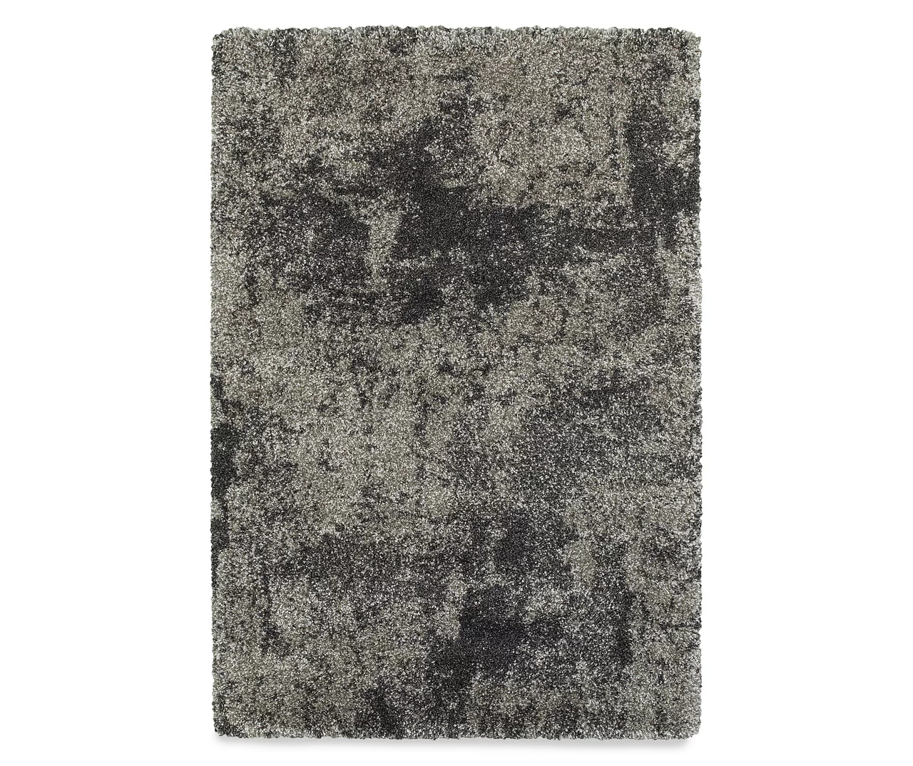 Heni Gray Distressed Shag Area Rug 4 Heni Gray Distressed Shag Area Rug - Image 2