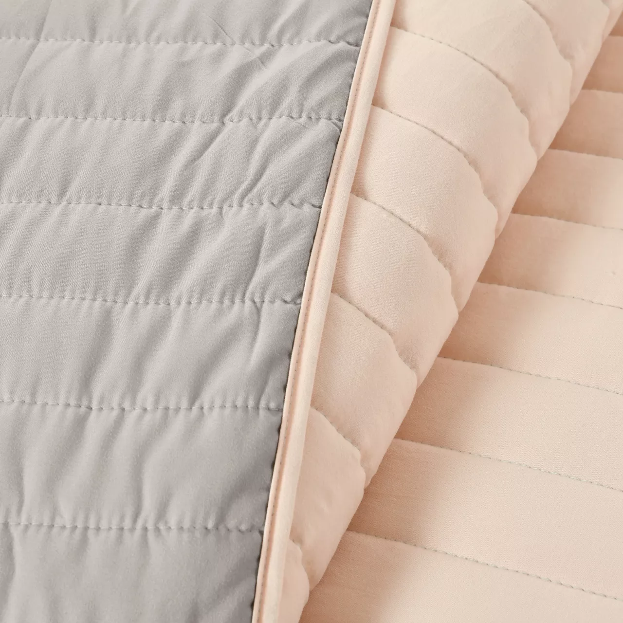 Soft Rose Stripe All-Season Twin XL 2-Piece Coverlet Quilt Set 9 Soft Rose Stripe All-Season Twin XL 2-Piece Coverlet Quilt Set - Image 7