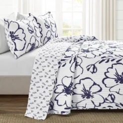 Scandinavian Floral Quilt Set -Home Store 810553011 11