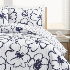 Scandinavian Floral Quilt Set -Home Store 810553011 3