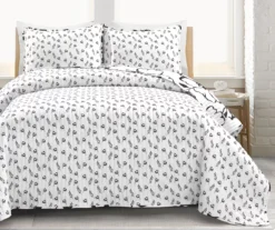 Scandinavian Floral Quilt Set -Home Store 810553021 2