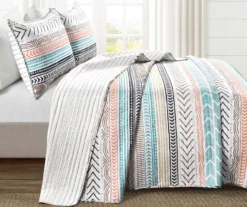 Hygge Geometric Reversible 3-Piece Quilt Set -Home Store 810553241 11