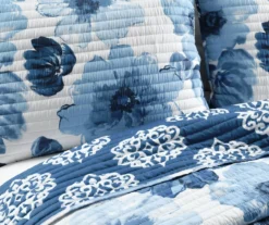 Leah Floral Reversible 3-Piece Quilt Set -Home Store 810553246 2