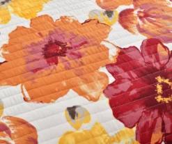 Leah Floral Reversible 3-Piece Quilt Set -Home Store 810553248 3