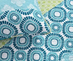 Bohemian Stripe Reversible 3-Piece Quilt Set -Home Store 810553315 3