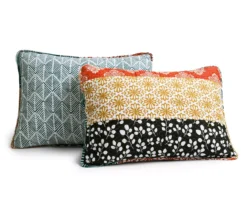 Bohemian Stripe Reversible 3-Piece Quilt Set -Home Store 810553317 3