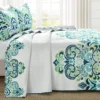 Clara Floral Reversible 3-Piece Quilt Set 1 Clara Floral Reversible 3-Piece Quilt Set -Home Store 810553330 1