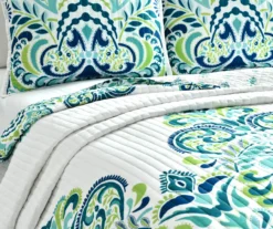 Clara Floral Reversible 3-Piece Quilt Set -Home Store 810553330 2