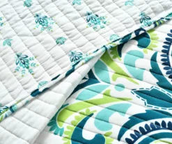 Clara Floral Reversible 3-Piece Quilt Set -Home Store 810553331 4