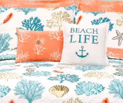 Coastal Reef Reversible Quilt Set 16 Coastal Reef Reversible Quilt Set -Home Store 810553334 2