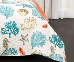 Coastal Reef Reversible Quilt Set 21 Coastal Reef Reversible Quilt Set -Home Store 810553334 41