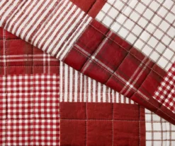 Greenville Plaid Patchwork Reversible 3-Piece Quilt Set -Home Store 810553375 41