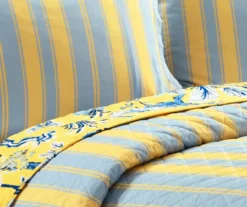 Dolores Floral Reversible 3-Piece Quilt Set -Home Store 810553395 4